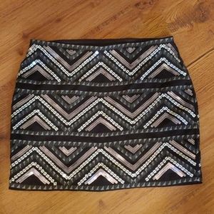 Sequin skirt